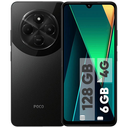 گوشی موبایل شیائومی مدل Poco C75 دو سیم کارت ظرفیت 128 گیگابایت و رم 6 گیگابایت - نسخه بههمراه شارژر